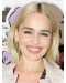 Straight 12" Chin Length Blonde Synthetic Emilia Clarke Wigs