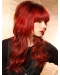 20'' Wavy With Neat Bangs  Capless Human Hair Wigs