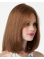 Graceful Straight Shoulder Length With Bangs Lace Front  Human Women Wigs