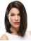 Brown Cool Straight  Medium  Hand-tied Synthetic Women Wigs