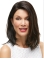 Brown Cool Straight  Medium  Hand-tied Synthetic Women Wigs